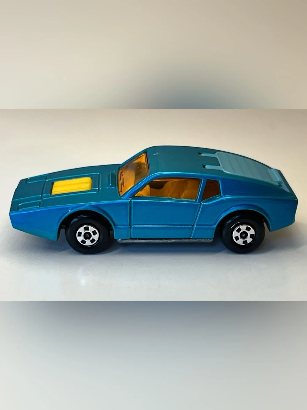 Vintage Matchbox Superfast No. 65 Saab Sonett III Blue Lesney England 1973